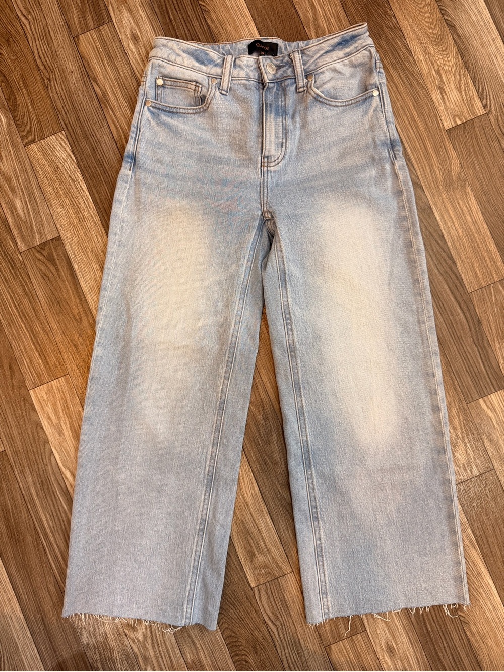 Quince Light Blue Wide-Leg Women's Jeans